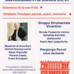 Vitaliano Trevisan: parole, suoni, memoria Gruppo strumentale vicentino Piergiorgio Piccoli